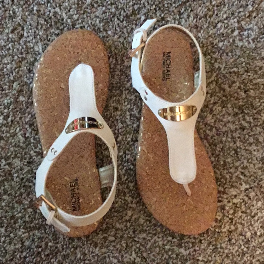 Kids - White Michael Kors sandals